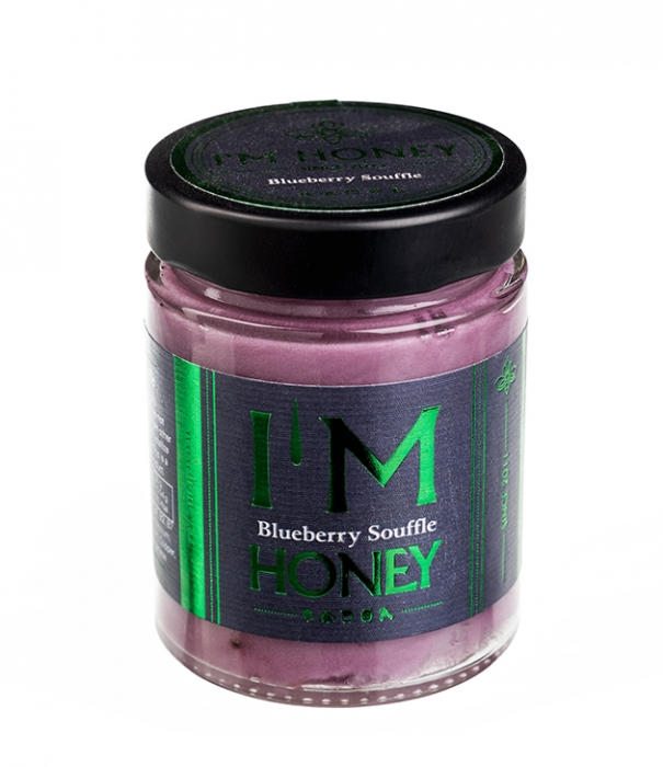 Мёд суфле с черникой